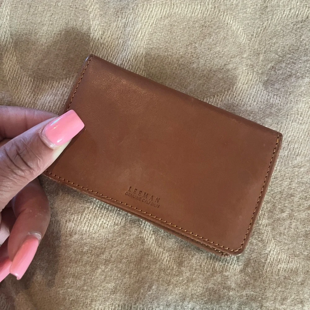 Brown Leather Card Holder
